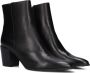LINA LOCCHI Enkellaarsjes Dames At 156 Maat: 36 Materiaal: Leer Kleur: Zwart - Thumbnail 1