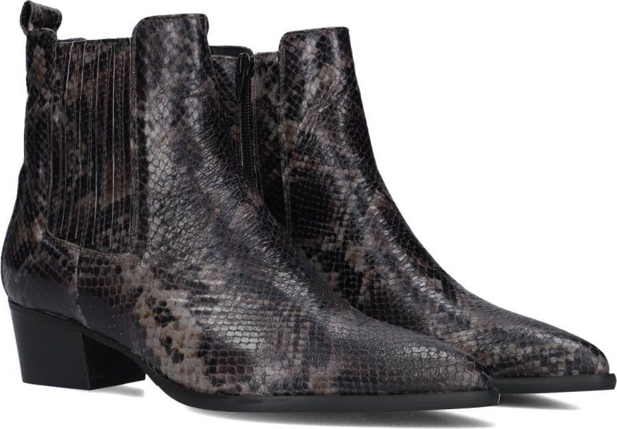 LINA LOCCHI Enkellaarsjes Dames Av 230 Maat: 42 Materiaal: Leer Kleur: Zwart