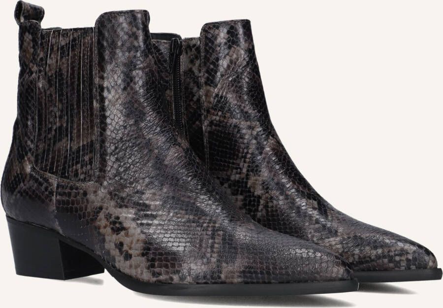 LINA LOCCHI Enkellaarsjes Dames Av 230 Maat: 42 Materiaal: Leer Kleur: Zwart