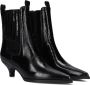 LINA LOCCHI Enkellaarsjes Dames Av 258 Maat: 37 Materiaal: Leer Kleur: Zwart - Thumbnail 1