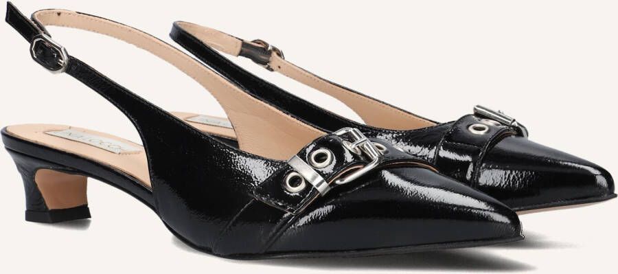 LINA LOCCHI Slingbacks Dames Au 23 Maat: 40 Materiaal: Lakleer Kleur: Zwart