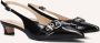 LINA LOCCHI Slingbacks Dames Au 23 Maat: 39 Materiaal: Lakleer Kleur: Zwart - Thumbnail 1