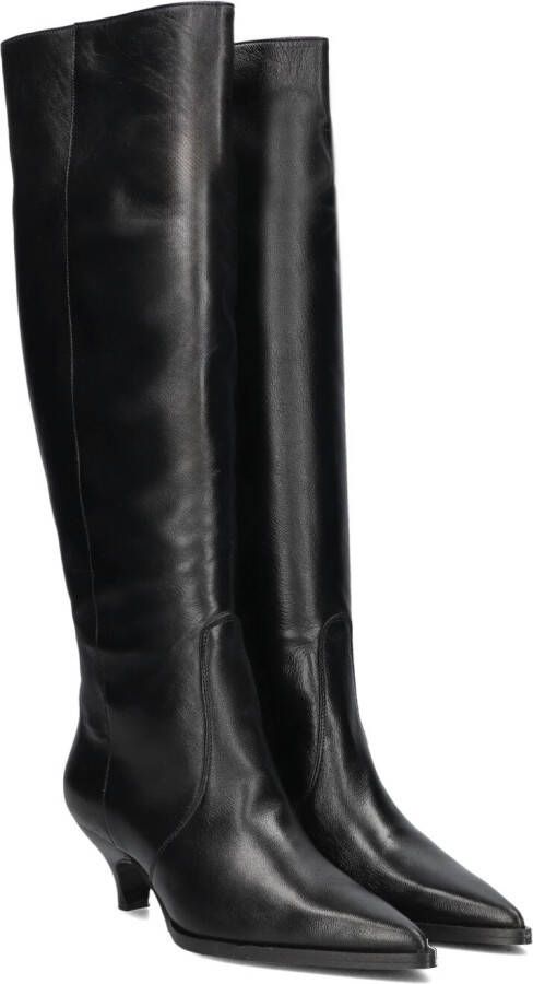 LINA LOCCHI Hoge Laarzen Dames Av 256 Maat: 39 Materiaal: Leer Kleur: Zwart