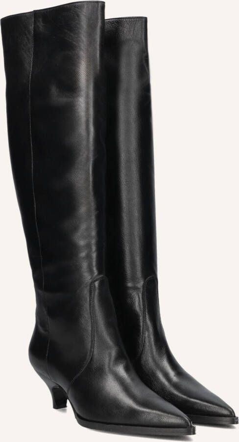 LINA LOCCHI Hoge Laarzen Dames Av 256 Maat: 40 Materiaal: Leer Kleur: Zwart