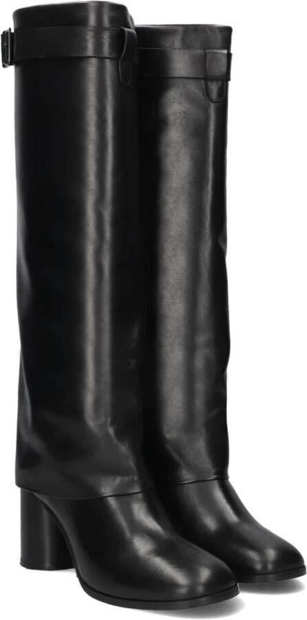 LINA LOCCHI Hoge Laarzen Dames Gd759 Maat: 37 Materiaal: Leer Kleur: Zwart