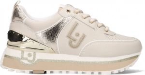 Liu Jo Maxi Wonder 20 Lage sneakers Leren Sneaker Dames Beige