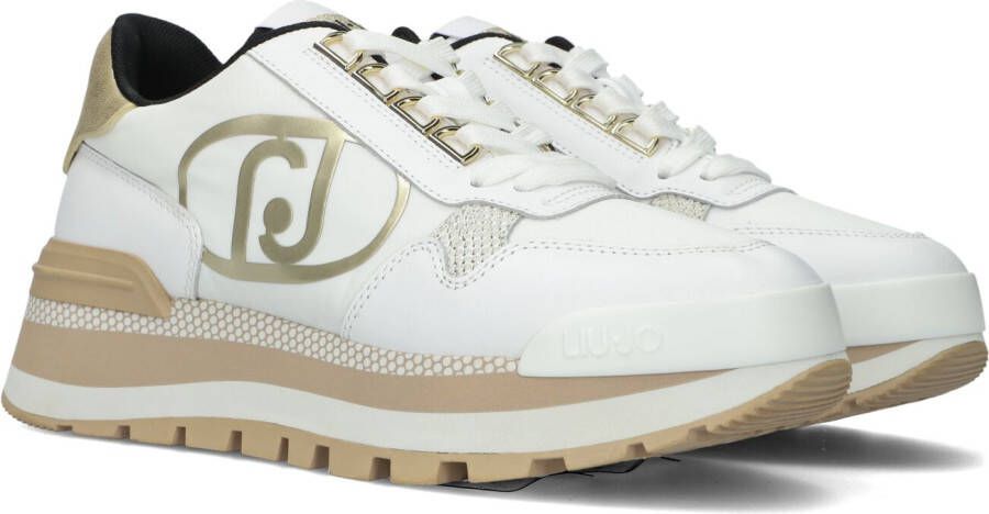 Liu Jo Witte sportieve sneakers met metalen details Wit Dames