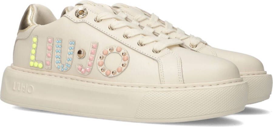 Liu Jo Kylie 10 Lage sneakers Leren Sneaker Dames Beige