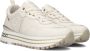 Liu Jo Witte leren sneakers met tonale logo en metallic detail Wit Dames - Thumbnail 1