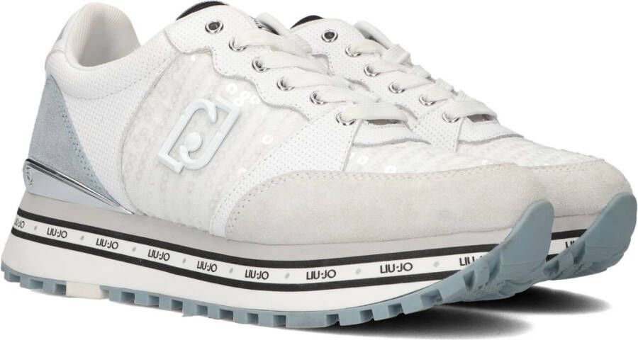 Liu Jo Maxi Wonder 57 Lage sneakers Leren Sneaker Dames Wit