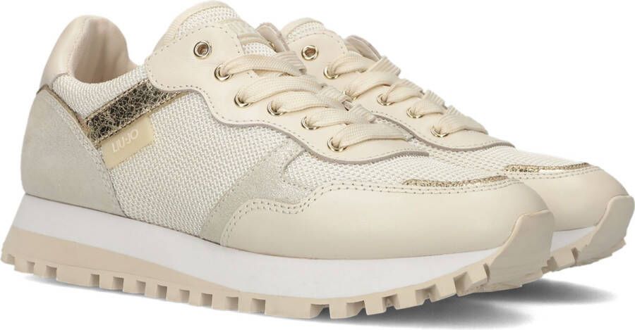 Liu Jo Beige Sneakers voor Vrouwen Upgrade je Sneaker Game Beige Dames