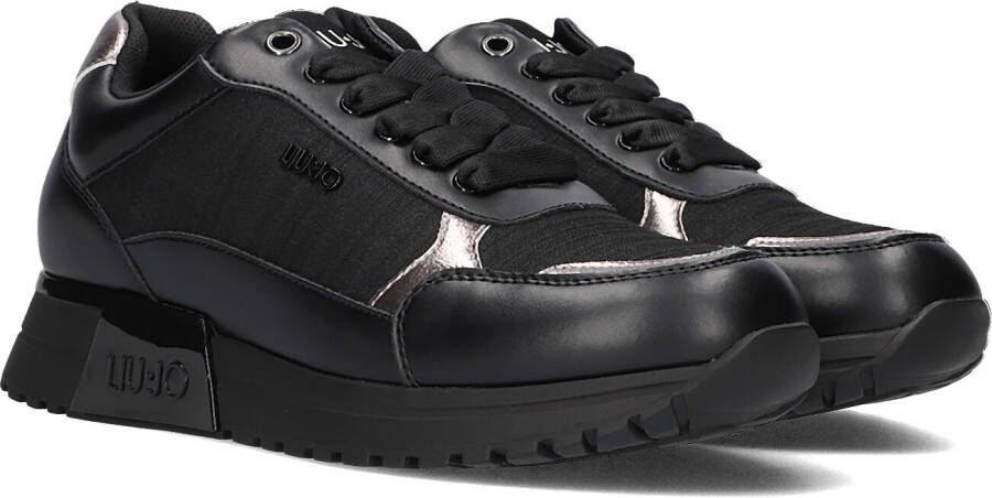LIU JO Lage Sneakers Dames Kylie 22 Maat 39 Materiaal Leer Kleur Zwart Schoenen