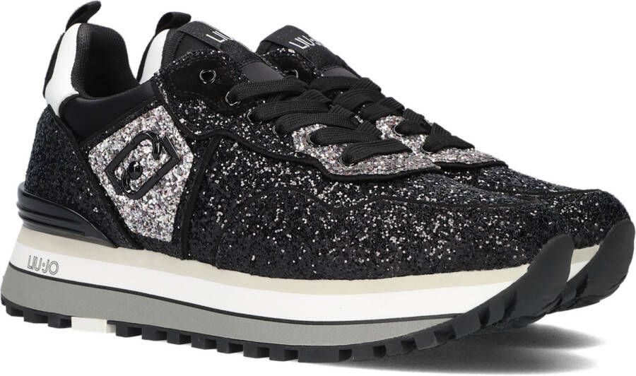 Liu Jo Glitter Platform Sneakers voor modebewuste Black