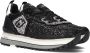 Liu Jo Glitter Platform Sneakers voor modebewuste vrouwen Black Dames - Thumbnail 1