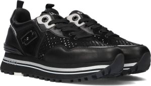 Liu Jo Dames Sneakers Maxi Wonder 01 Strass Zwart