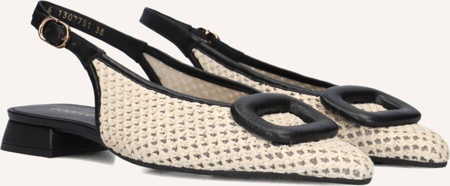 LODI Slingbacks Dames Bro5260 Maat: 37 Materiaal: Raffia Kleur: Beige