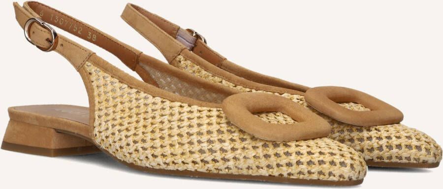LODI Slingbacks Dames Bro5260 Maat: 37 Materiaal: Raffia Kleur: Camel