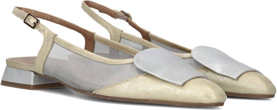 LODI Slingbacks Dames Bro5264 Maat: 36 Materiaal: Leer Kleur: Goud