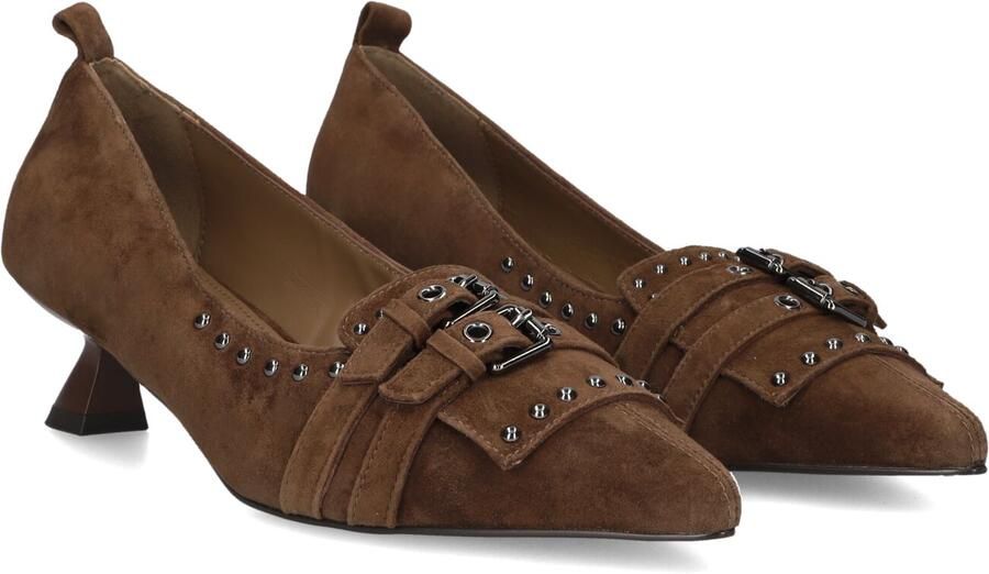 LODI Pumps Dames A-canari Suède Bruin