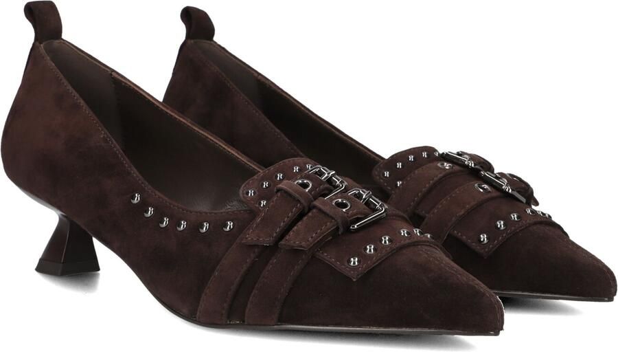 LODI Pumps Dames A-canari Suède Bruin