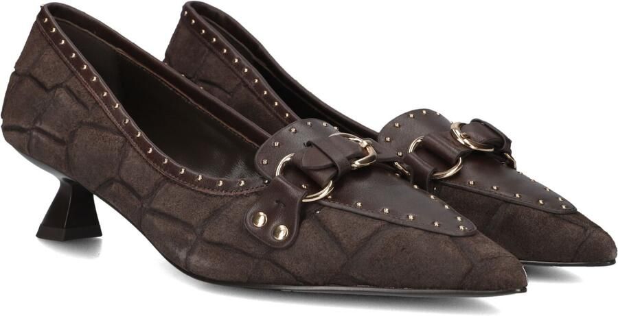 LODI Pumps Dames A-casion Suède Bruin
