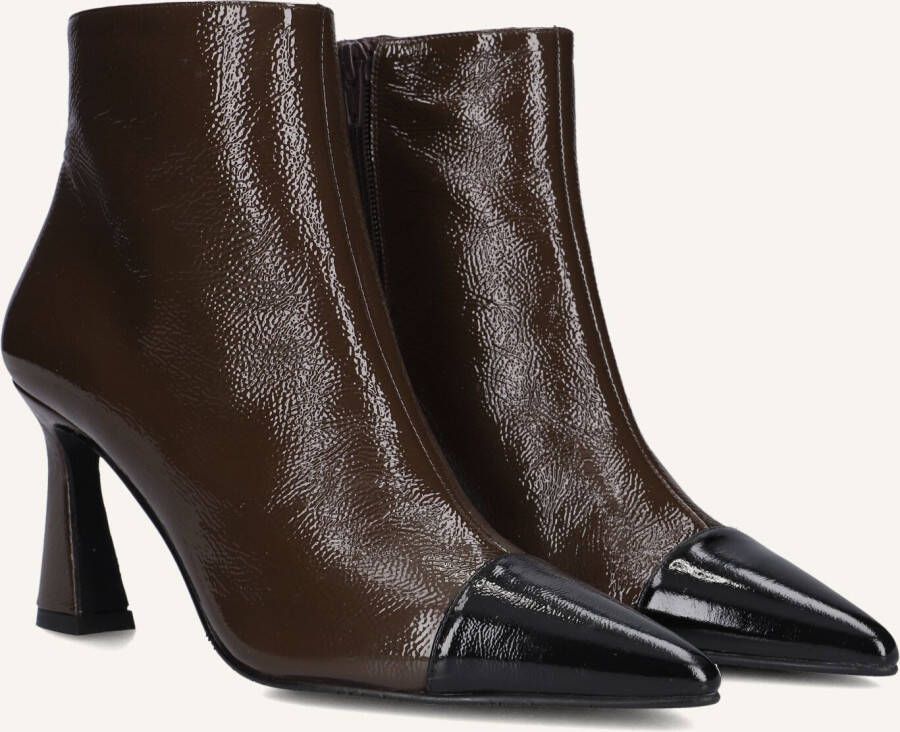 Lodi Racon Enkellaarsjes Enkelboots met rits Dames Bordeaux