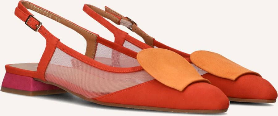 LODI Slingbacks Dames Bro5264 Maat: 39 Materiaal: Nubuck Kleur: Rood