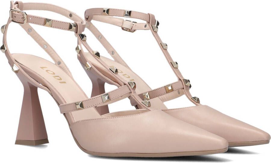 Lodi Dames Nude Jurk Sandalen Pink Dames