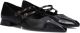 LODI Ballerina Dames Bro4982 Leer Zwart - Zwart