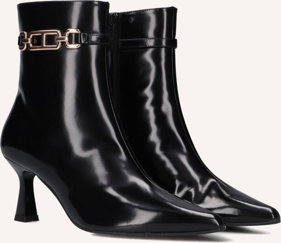 LODI Enkellaarsjes Dames Gominola Maat: 38 Materiaal: Leer Kleur: Zwart