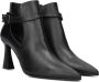 LODI Enkellaarsjes Dames Rolumer Maat: 42 Materiaal: Leer Kleur: Zwart - Thumbnail 1