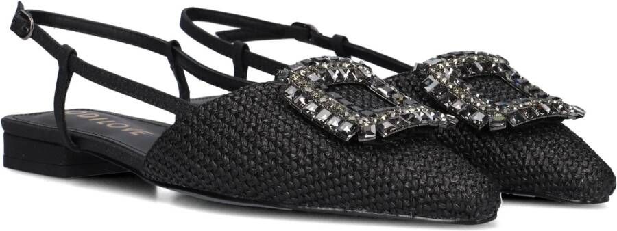 LODI Slingbacks Dames Bo5504 Maat: 39 Materiaal: Textiel Kleur: Zwart