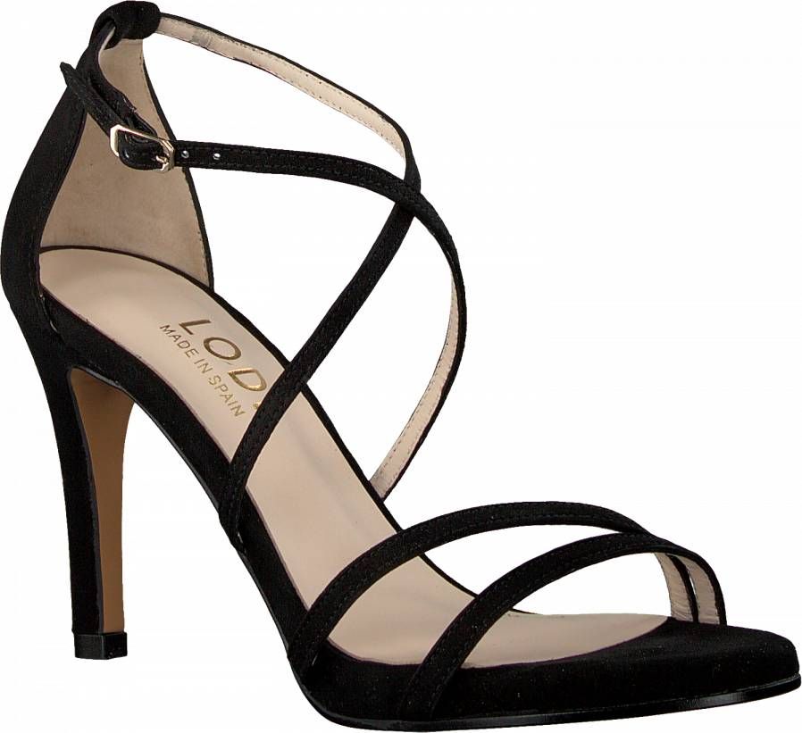 Lodi Zwarte Dames Sandalen oor Gelegenheid