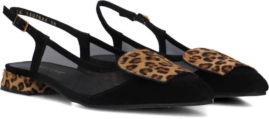 LODI Slingbacks Dames Bro5264 Maat: 38 Materiaal: Leer Kleur: Zwart