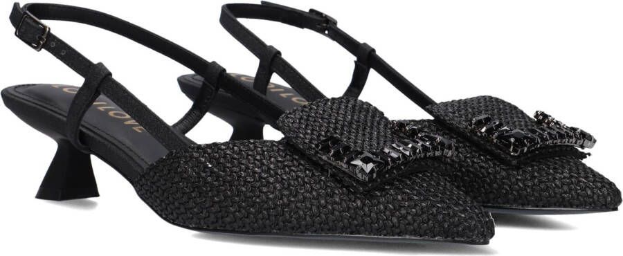 LODI Slingbacks Dames Da5502 Maat: 40 Materiaal: Textiel Kleur: Zwart