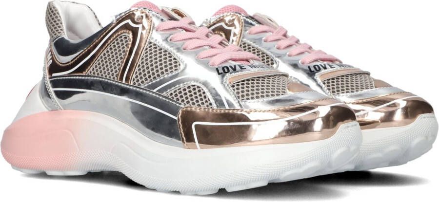 Love Moschino Stijlvolle Sneakers voor Vrouwen Pink Dames