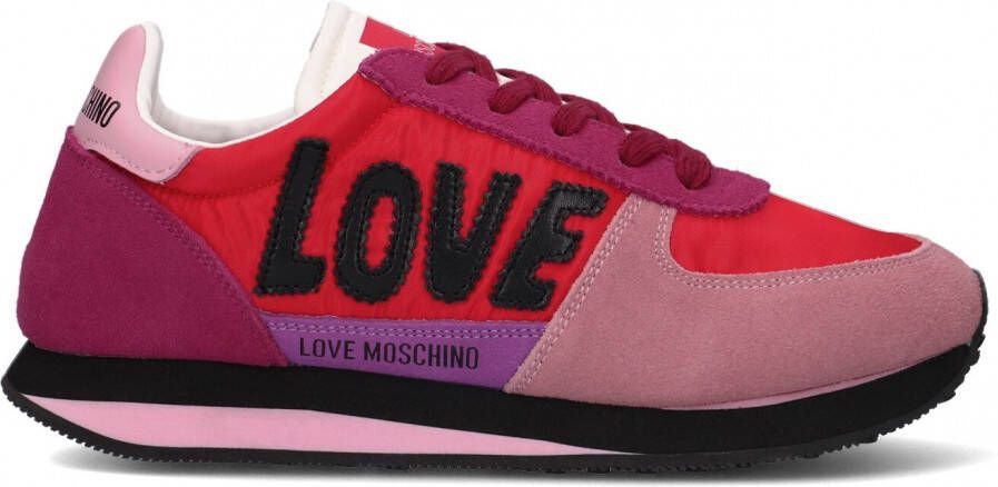 Love Moschino Roze Lage Sneakers Ja15322