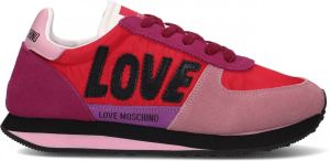 Love Moschino Dames Sneakers Lente Zomer Collectie Stijl Ja15322G1Ein2 Rood Dames