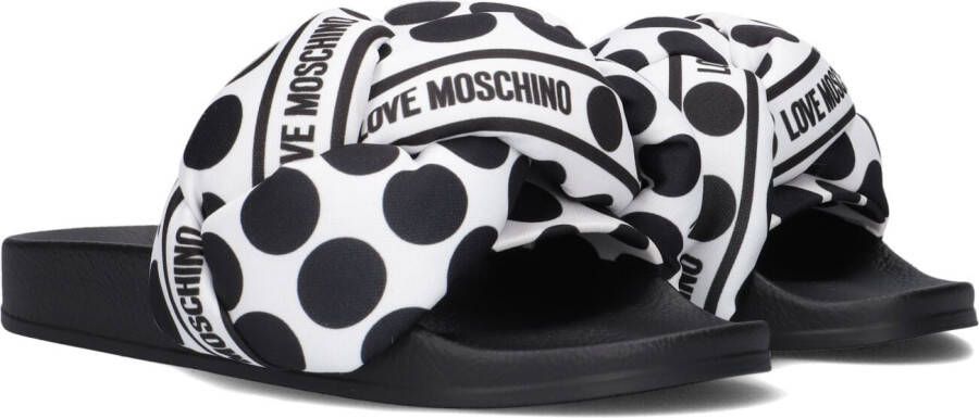 Love Moschino Ja28272g0g Badslippers Slippers flip flops Dames Wit
