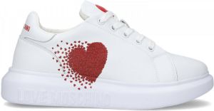Love Moschino Ja15154 Lage sneakers Leren Sneaker Dames Wit