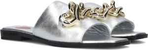Metallic chain Detail Metalli chain Detail Ja28222 Slippers Dames Zilver