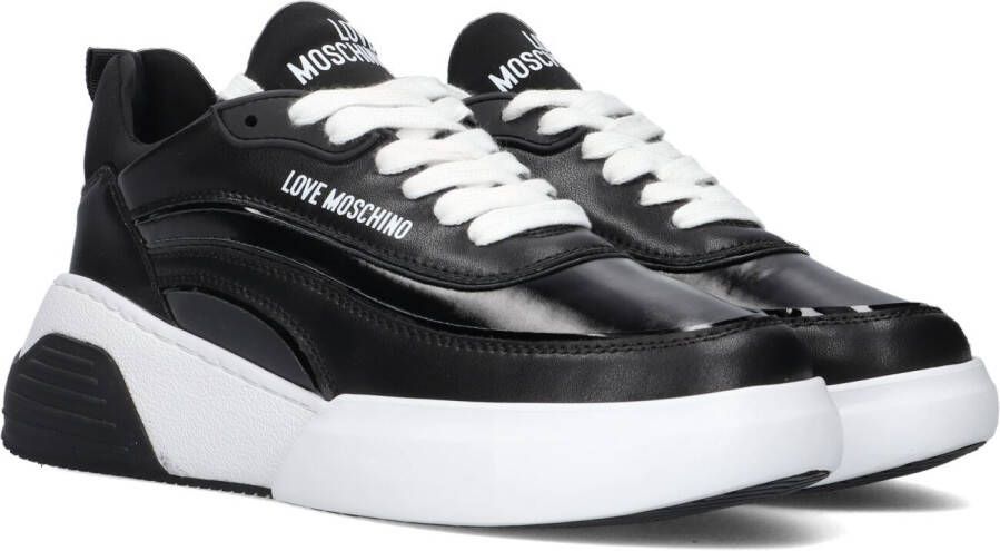 Love Moschino Zwarte Lage Sneakers Ja15845g0g