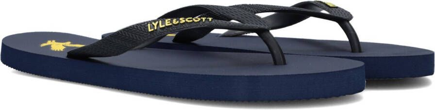 Lyle & Scott Flip Flop Badslippers Slippers flip flops Heren Blauw