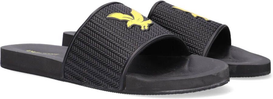 Lyle & Scott Easy Slide Badslippers Slippers flip flops Heren Zwart