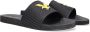 Lyle & Scott Easy Slide Badslippers Slippers flip flops Heren Zwart - Thumbnail 3