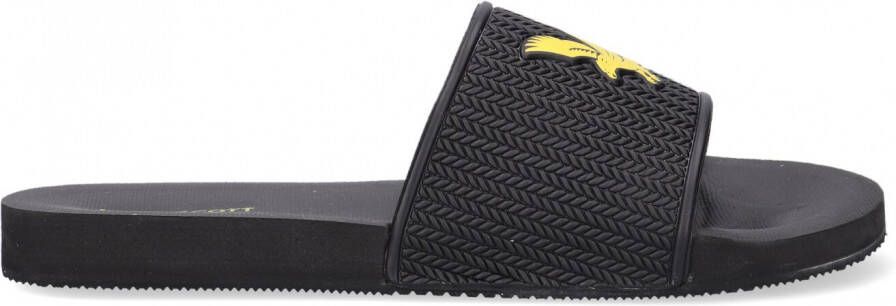 Lyle & Scott Easy Slide Badslippers Slippers flip flops Heren Zwart