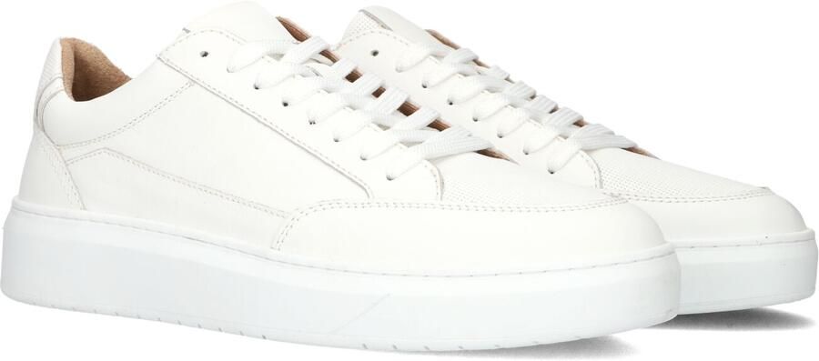 Mace Enzo-75 Sneakers Heren Leren Sneaker Wit