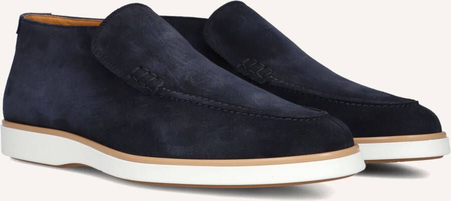 MAGNANNI Instappers Heren 25810 Maat: 45 Materiaal: Suède Kleur: Blauw