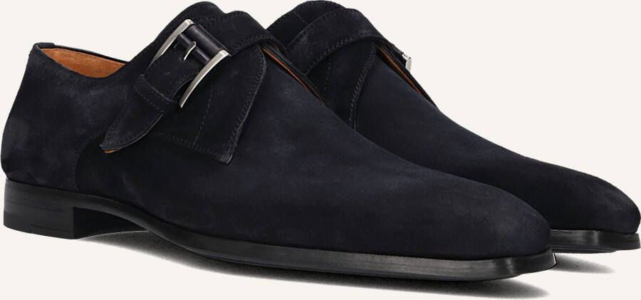 MAGNANNI Nette Schoenen Heren Sue Enkele Gesp Instap Rz Maat: 40 Materiaal: Suède Kleur: Blauw