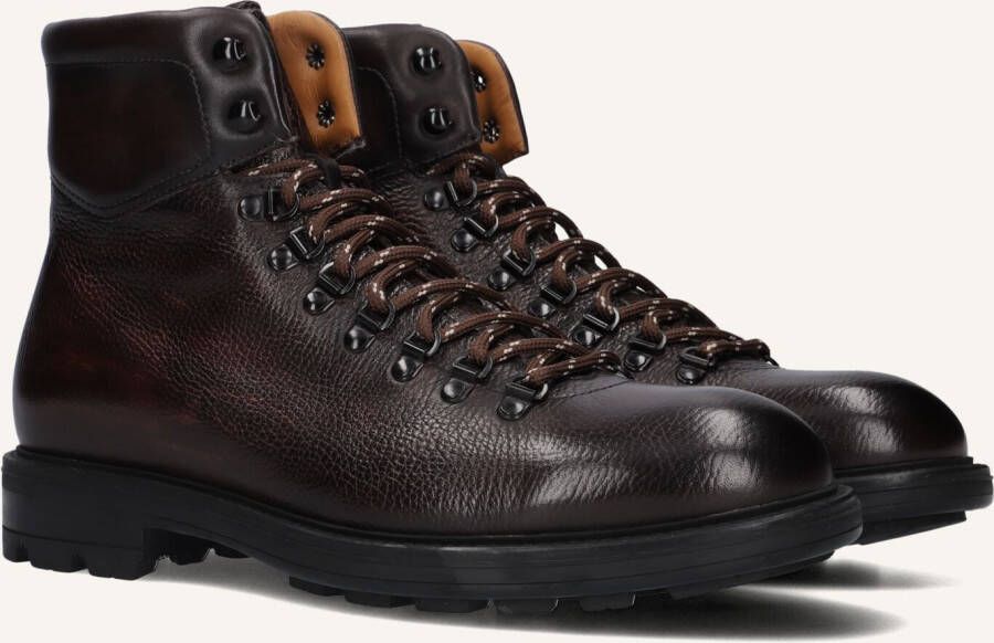 MAGNANNI Veterboots Dames 25407 Maat: 40 Materiaal: Leer Kleur: Bruin